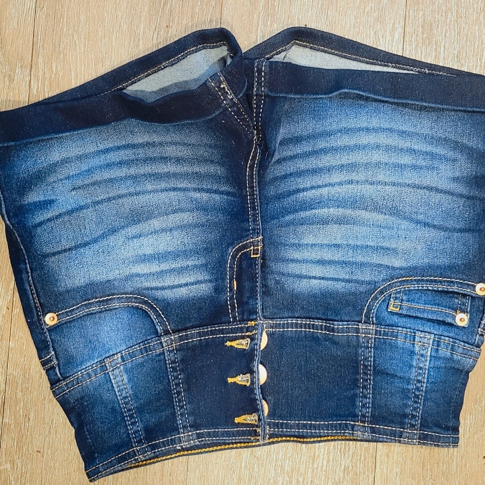 High rise Jean shorts
